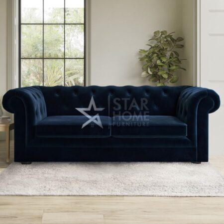 Bronte 3-Seater Chesterfield Velvet Sofa - SHF