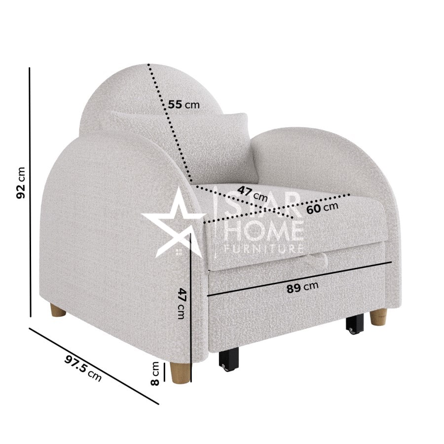 Gene Accent Chair Bed - SHF