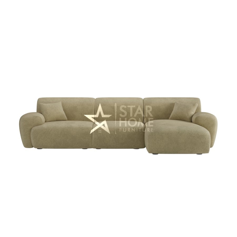 Mahalia 4-Seater Right Hand Large Chaise Corner Sofa - SHF