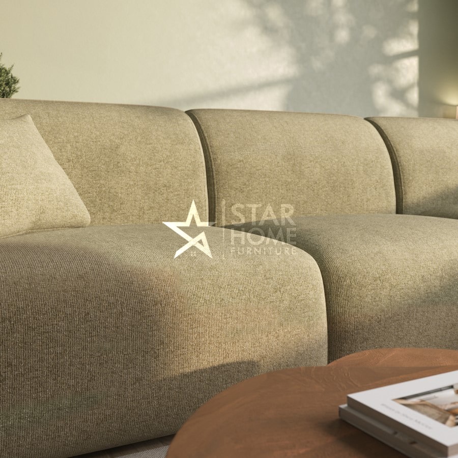 Mahalia 4-Seater Right Hand Large Chaise Corner Sofa - SHF