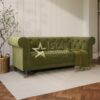 Ophelia 3-Seater Chesterfield Velvet Sofa - SHF
