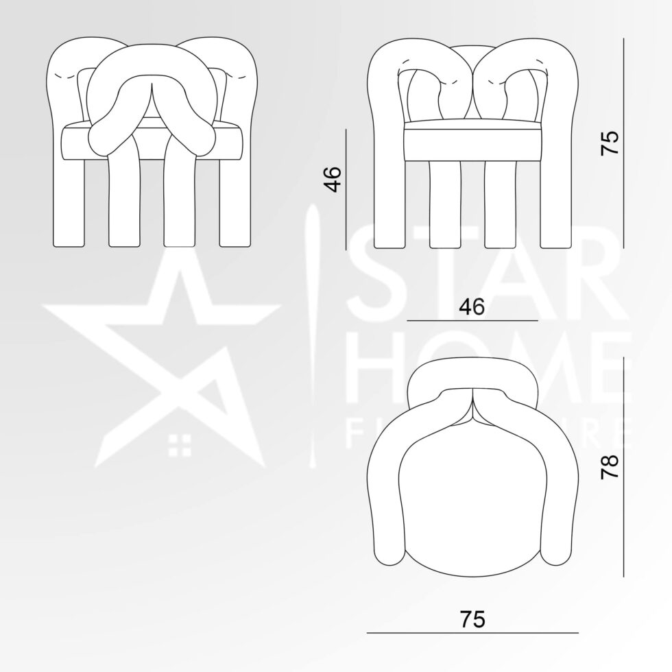 Shibari 1-Seater Armchair - SHF