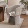 Cher Curved Upholstered Dining Chairs - SHF