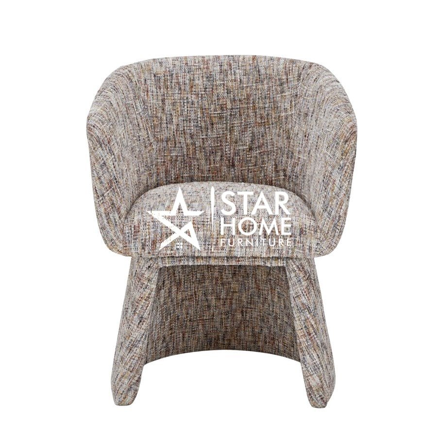 Cher Curved Upholstered Dining Chairs - SHF