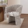 Cher Curved Upholstered Dining Chairs - SHF