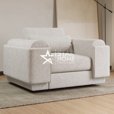 Elvi 1-Seater Boucle Armchair - SHF