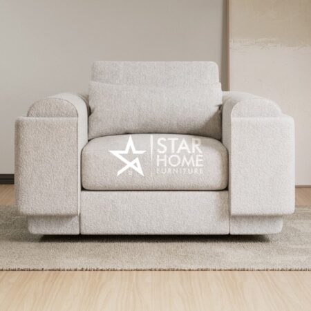 Elvi 1-Seater Boucle Armchair - SHF