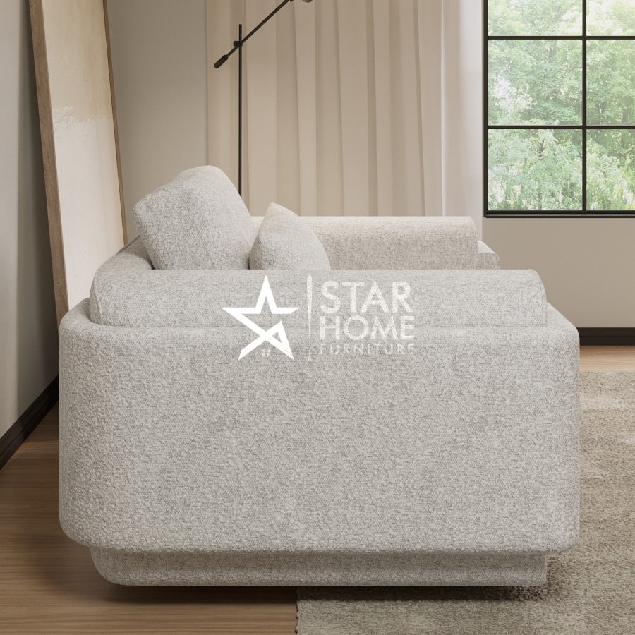 Elvi 1-Seater Boucle Armchair - SHF