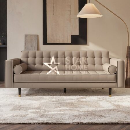 Elba 3-Seater Leather Sofa - SHF