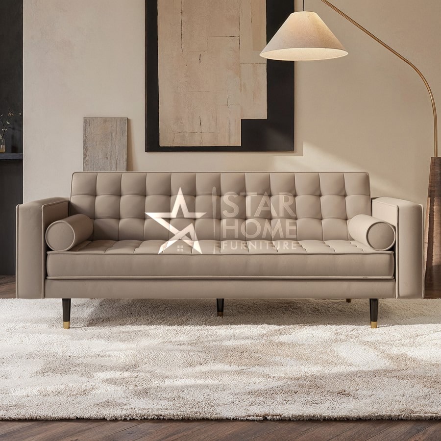 Elba 3-Seater Leather Sofa - SHF