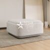 Elvi Large Boucle Footstool with Storage - SHF
