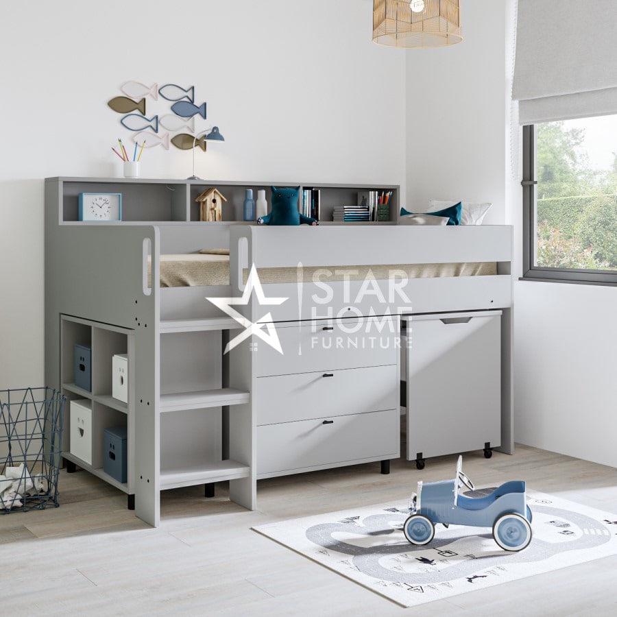 Aire Sleeper Cabin Bed with Desk & Storage – SHF