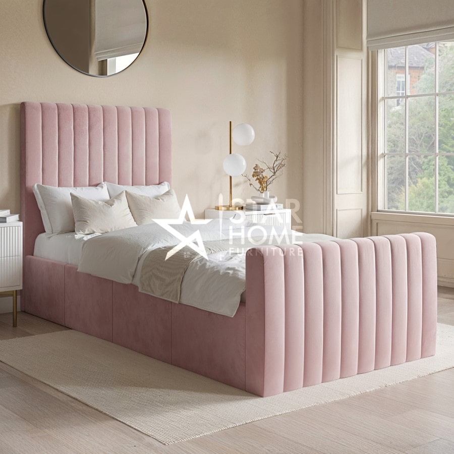 Khloe Velvet Bed - SHF