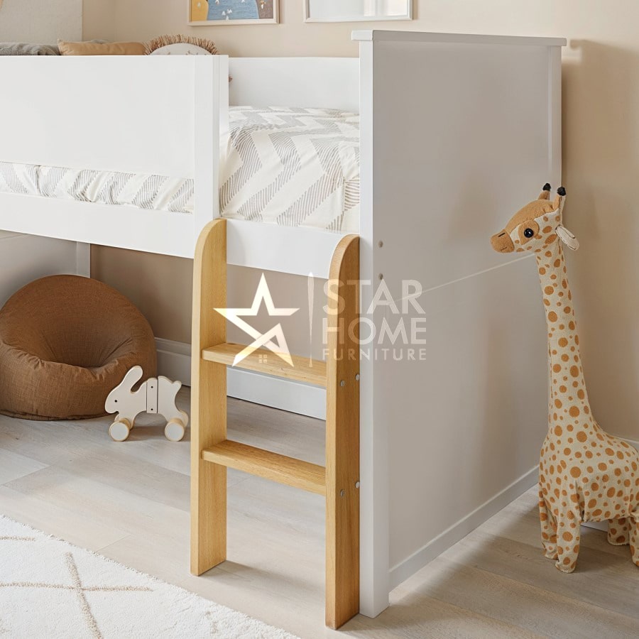 Riley Sleeper Cabin Bed with Oak Ladder - SHF