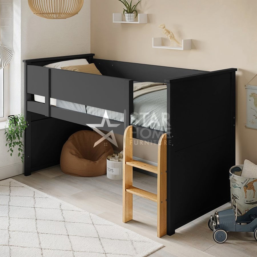 Riley Sleeper Cabin Bed with Oak Ladder - SHF
