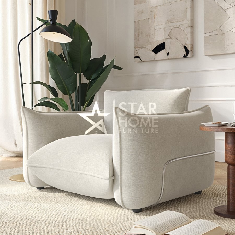 Santo 1-Seater Velvet Armchair – SHF