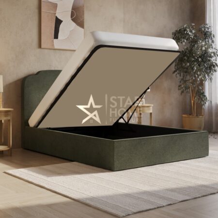 Siena Ottoman Bed with Scalloped Headboard - SHF