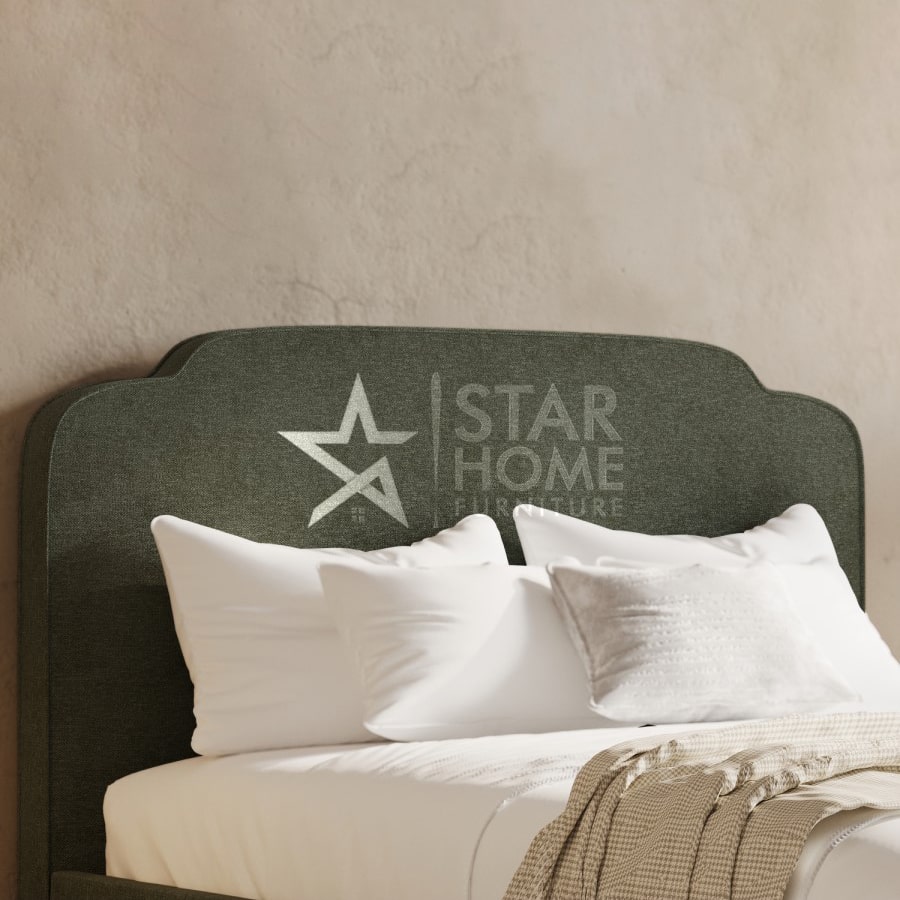 Siena Ottoman Bed with Scalloped Headboard - SHF