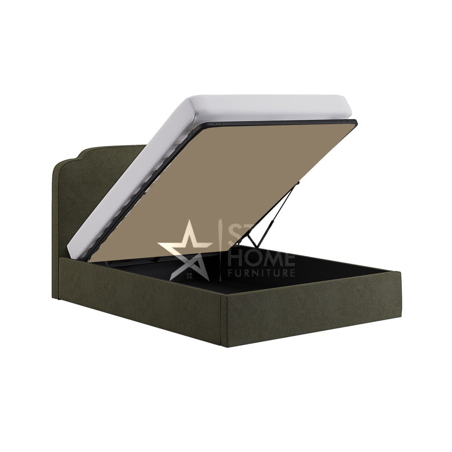 Siena Ottoman Bed with Scalloped Headboard - SHF