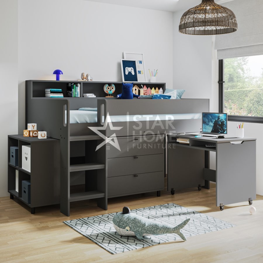 Aire Sleeper Cabin Bed with Desk & Storage – SHF